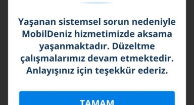 Denizbank kontak kapattı