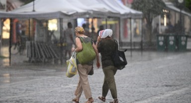 Edirne'de sağanak etkili oldu