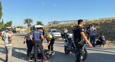 Motosiklet kazasında 2 yaralı,
