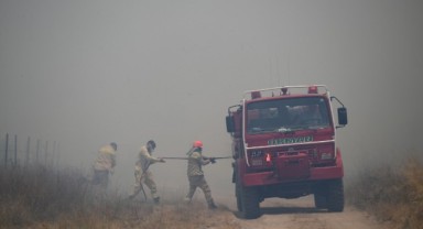 Ömeroba’da orman yangını