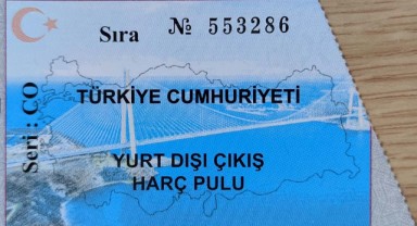 Yurt dışı çıkış harcı 500 lira olacak