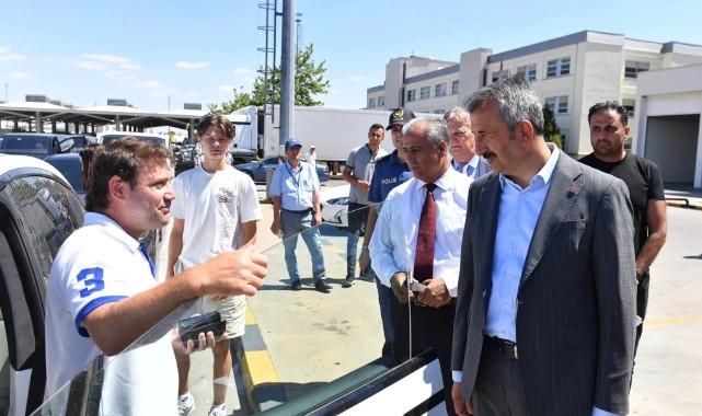 Sezer’den, Kapıkule'de inceleme