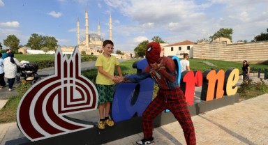 ‘Örümcek Adam’ Edirne'de