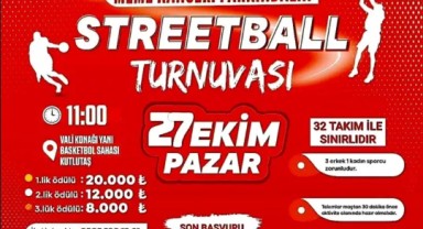 29 Ekim’de Streetball Turnuvası