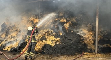 Çiftlik yangını söndürüldü