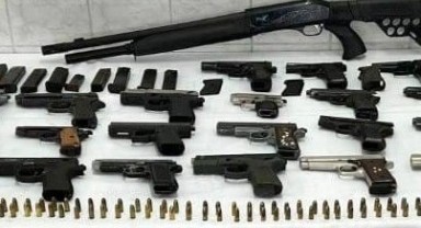Ev ve iş yerinde 22 ruhsatsız silah