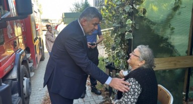 Evin deposunda çıkan yangın söndürüldü