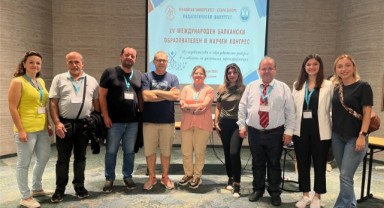 TÜ heyeti, Balkan Eğitim ve Bilim Kongresi'nde