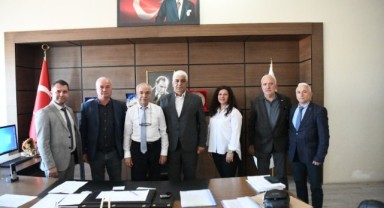 TÜM BEL-SEN Genel Başkanı’ndan Özcan’a ziyaret