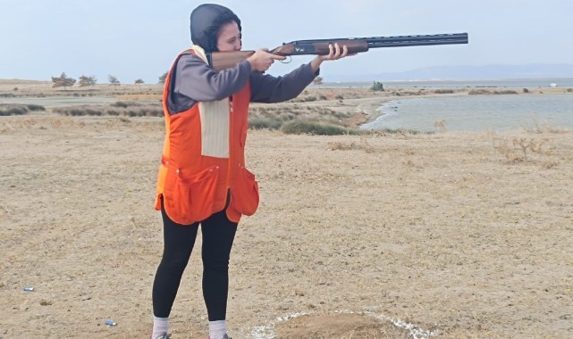 Enez'de trap atış yarışması düzenlendi