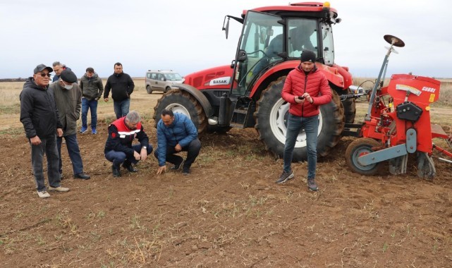 Yağcılı köyünde suni mera oluşturuldu