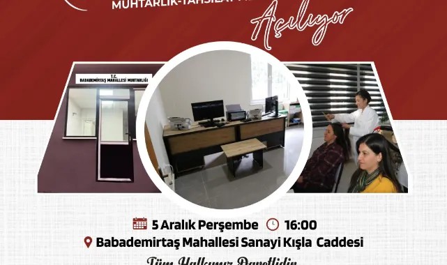 Babademirtaş’a ek hizmet binası