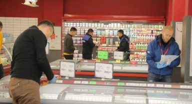 Belediyeden marketlere denetimi