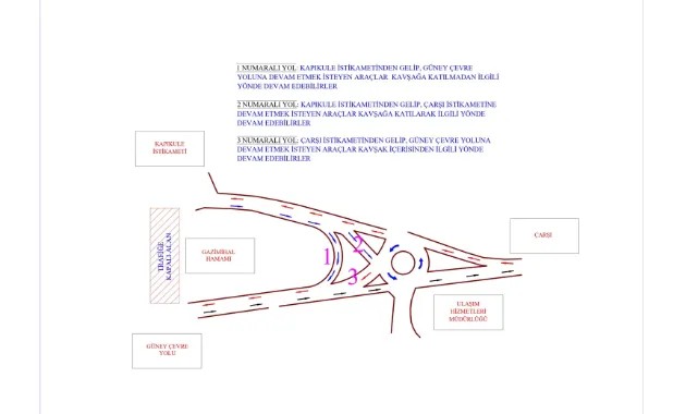 Hamamın arkasındaki yol trafiğe kapanacak