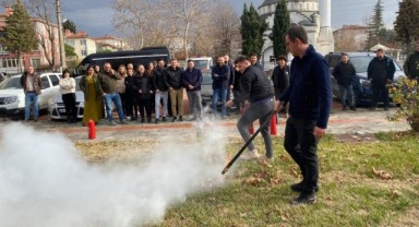 İtfaiyeden il özel idaresine eğitim