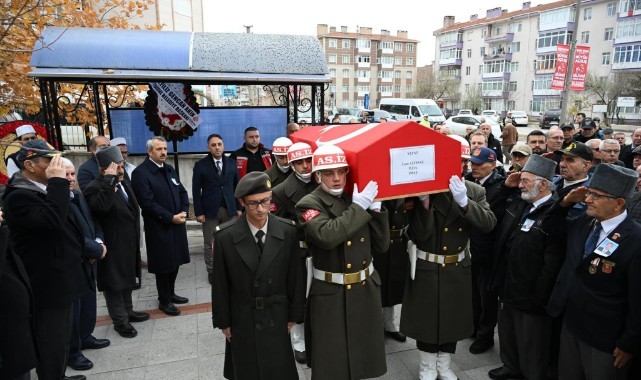 Kıbrıs gazisine son görev