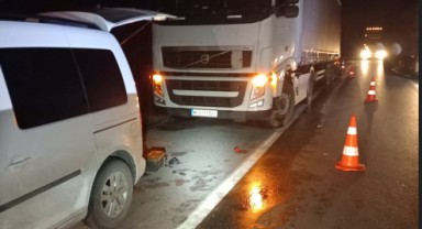 Polonyalı tırcı başka bir tırın çarpmasıyla öldü