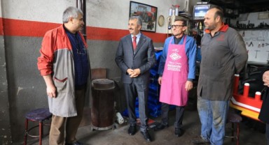 Sezer, sanayi esnafını ziyaret etti