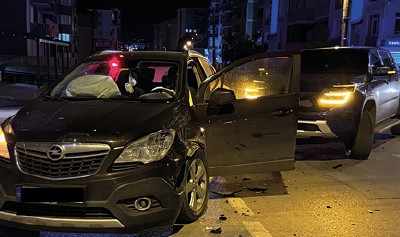 Trafik kazasında 1 kişi yaralandı