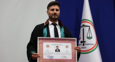 Adliyede mübaşirdi şimdi avukat oldu