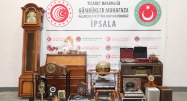 Çok sayıda antika eşya ele geçirildi