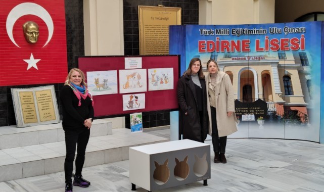 Liseden sokak hayvanları yararına kermes