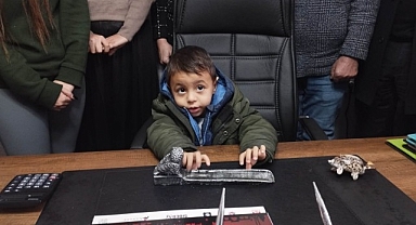Destekler minik Yakup için