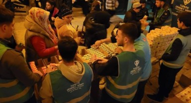 Osmanlı geleneği süt dağıtımı hatırlandı