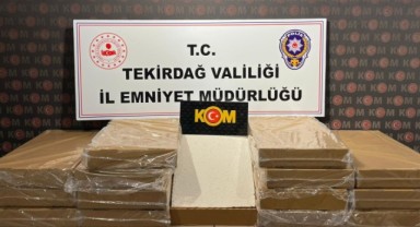 Otomobilde 75 bin makaron ele geçirildi