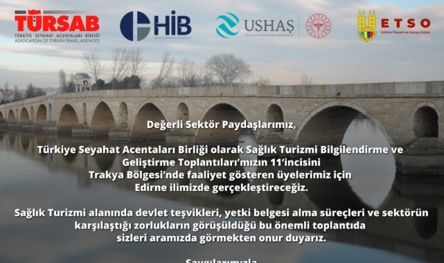 TSAB, Edirne için kolları sıvadı