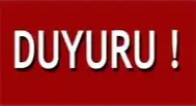 Ulaşım Hizmetleri Müdürlüğü'nden Duyuru