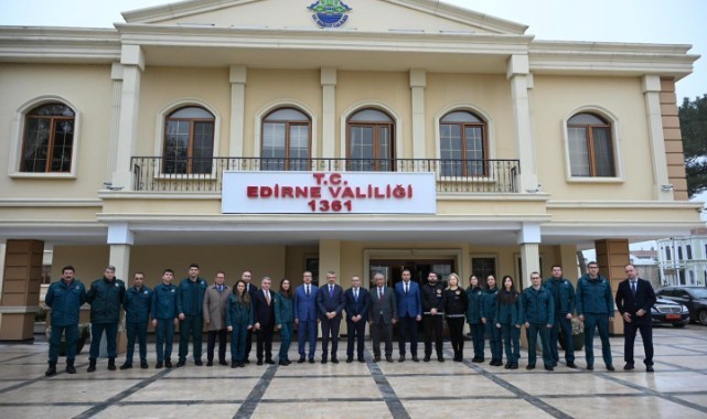 Vali Sezer, gümrük personelini kabul etti