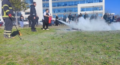 Kamu personeline temel yangın eğitimi