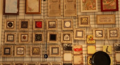 Merakla başladığı kaligrafi sanatında