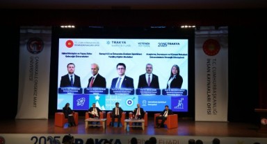 Rektörler, Trakya Kariyer Fuarı'nda
