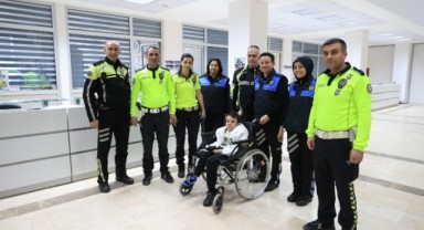 Cam kemik hastası gencin hayali bir günlüğüne gerçekleştirildi