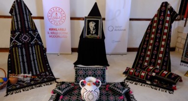Poyralı dokumasından yapılan ürünler sergilendi