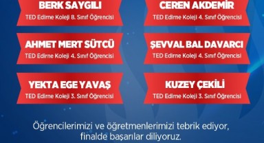 TED'li öğrencilerden matematikte büyük başarı