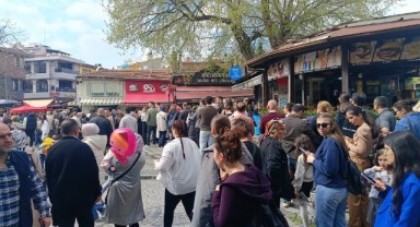 Edirne bayramda doldu taştı