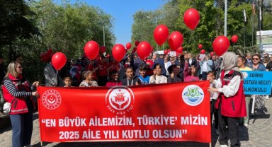 Aile yılı yürüyüşü gerçekleştirildi