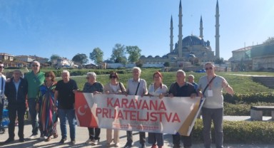 “Bosna Hersek Dostluk Kervanı” Edirne’ye ulaştı