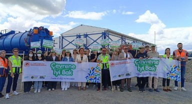 Çevre Haftası’nda öğrenciler atık tesisini ziyaret etti