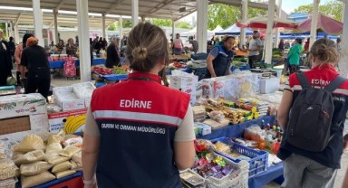 Enez pazarında denetim