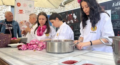 Gül reçeli tadımı yapıldı