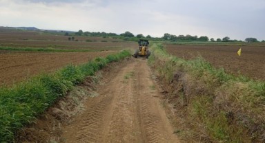 İpsala’da yol yapım çalışmaları sürüyor