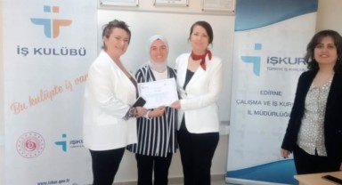Kadın kursiyerler eğitim aldı