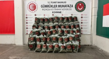 Kapıkule'de 382 kilogram esrar ele geçirildi