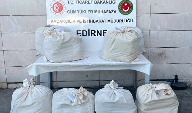 Kapıkule Sınır Kapısı'nda 87 kilo 752 gram uyuşturucu ele geçirildi