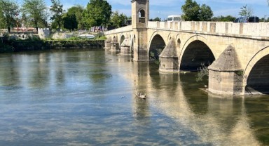Tunca Nehri’nin debisi 16 metreküpe yükseldi