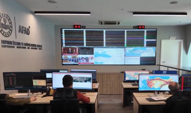 Türkiye'de 1200'ü aşkın deprem gözlem istasyonu ile yer hareketleri takip ediliyor